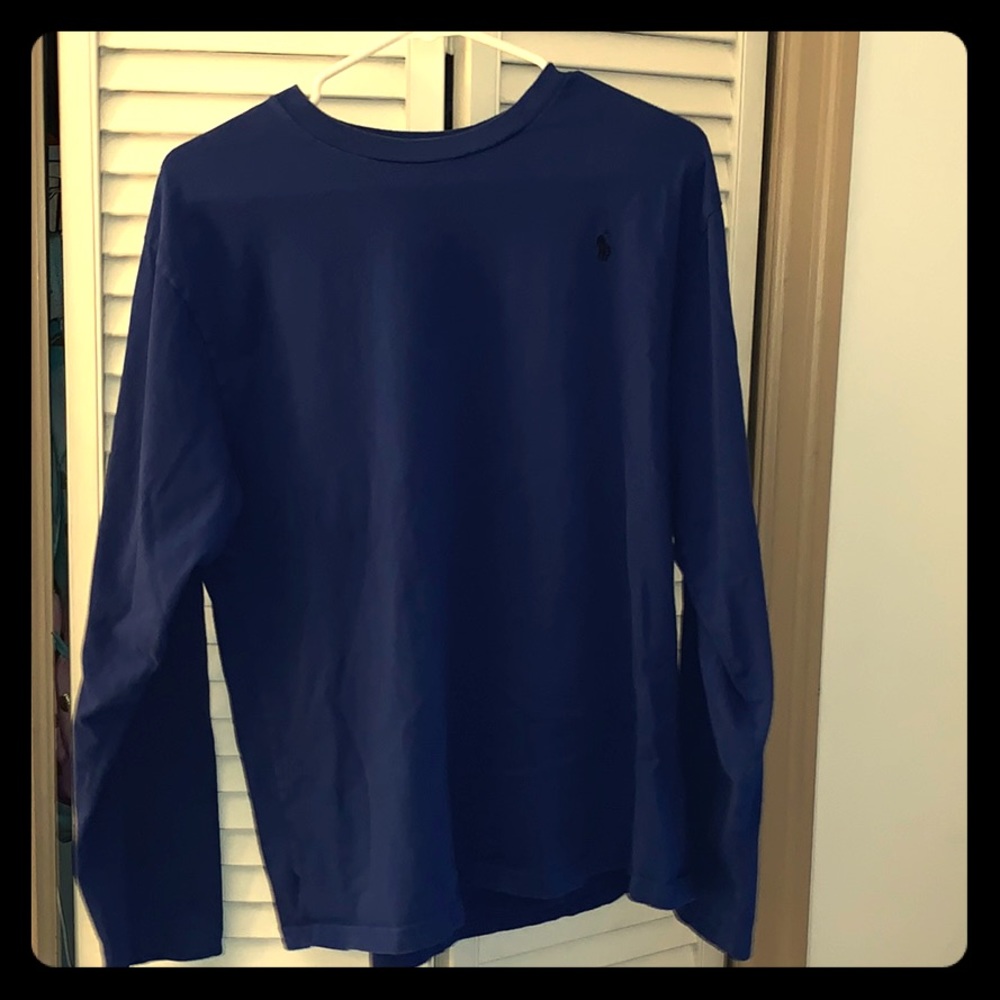 Blue Polo Ralph Lauren long sleeve tee.